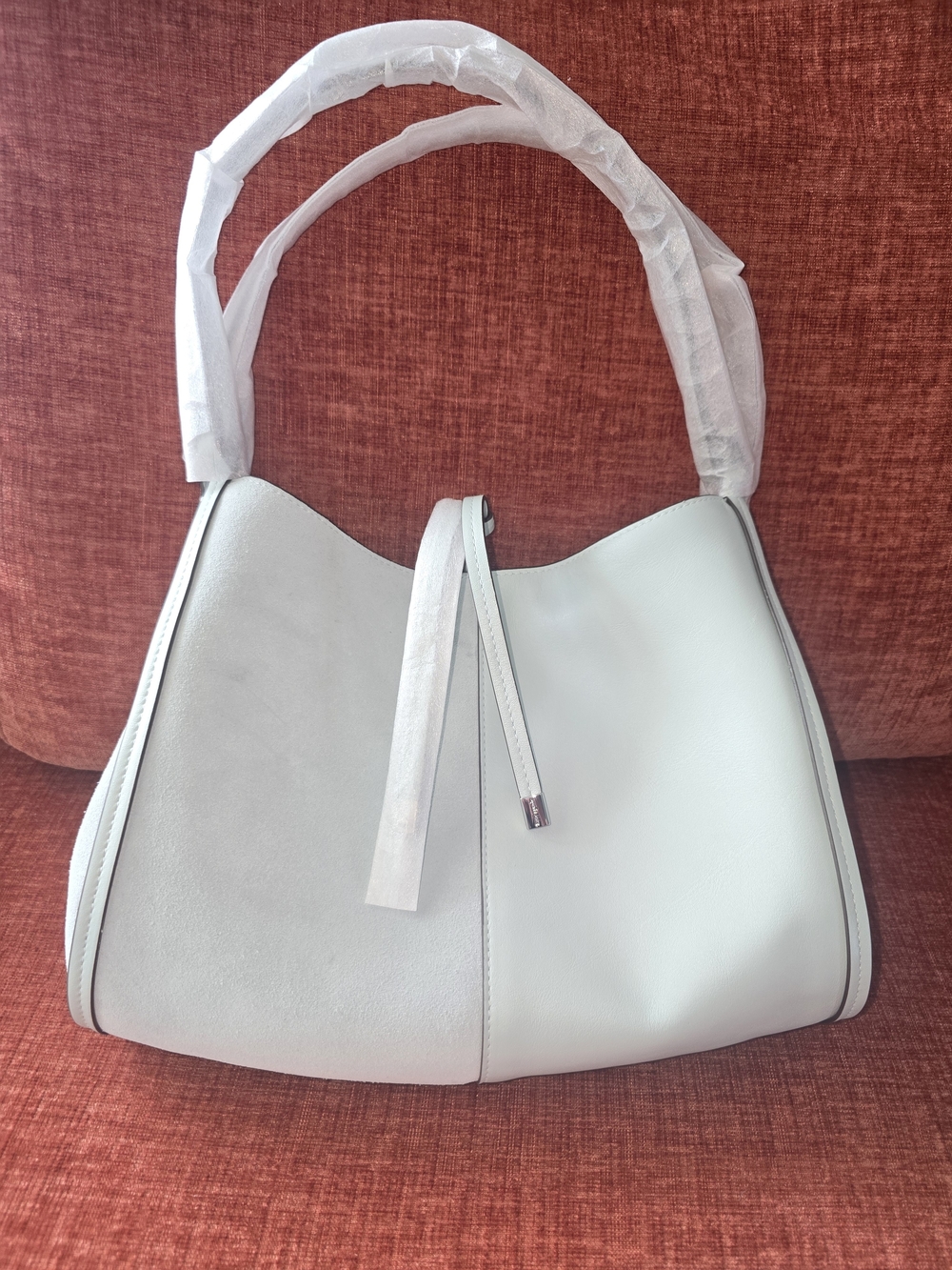Kate Spade Soft Suede And Leather Shoulder Bag And Wallet.
